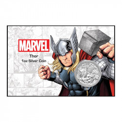 Stříbrná mince 1 Oz Marvel Thor 2018 V kartě