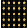 Zlatá mince 25 x 1 g Maple Leaf Maplegram25