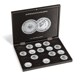 Krabička na 20 australských stříbrných mincí Kangaroo