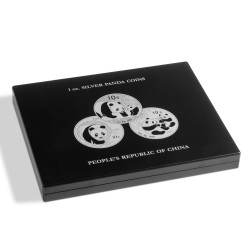 Krabička na 20 čínských stříbrných mincí Panda