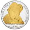 Stříbrná mince 1 Oz Nikola Tesla 2018 Zlaceno