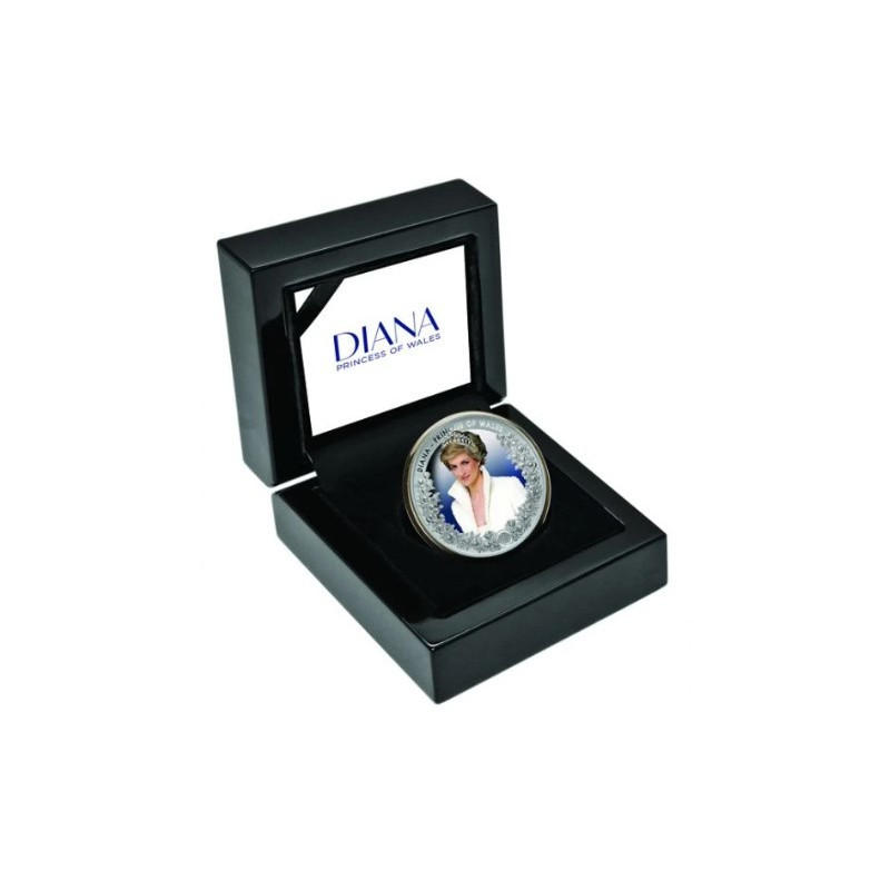 Stříbrná mince 1 Oz Diana - Princezna z Walesu Kolorováno