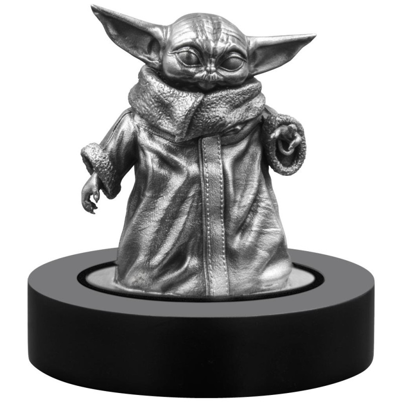 Stříbrná miniatura 150 g Mandalorian the child 2021