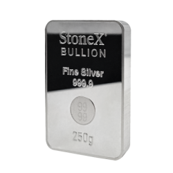 Stříbrná mince ve tvaru slitku 250 g Stonex