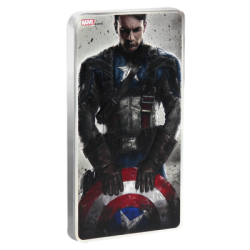 Stříbrný slitek 500 g Marvel Captain America