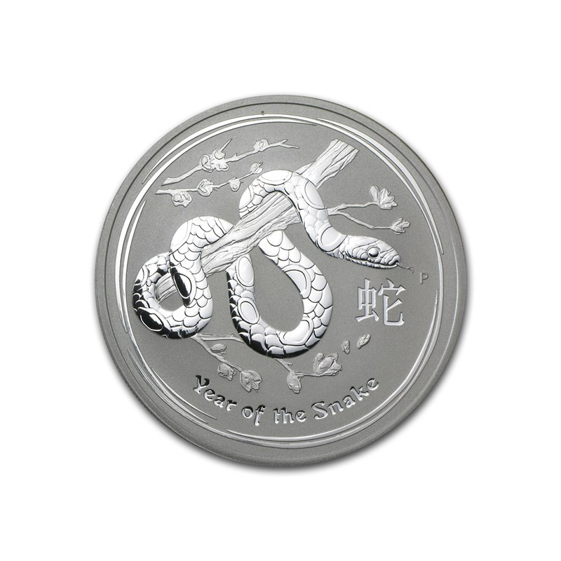 Stříbrná mince 1 Oz Lunar Series II Year of the Snake 2013