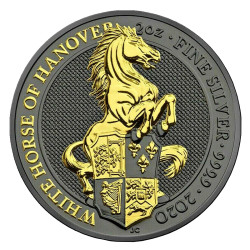 Stříbrná mince 2 Oz Art Color Collection White Horse of Hanover