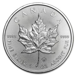 Tuba 25 x stříbrná mince 1 Oz Maple Leaf