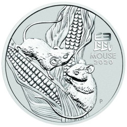 Stříbrná mince 1 Kg Lunar Series III Year of the Mouse 2020