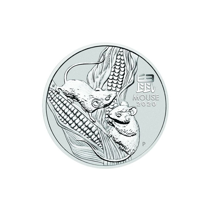 Stříbrná mince 1 Kg Lunar Series III Year of the Mouse 2020