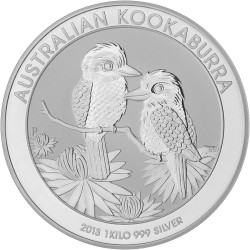 Stříbrná mince 1 Kg Australian Kookaburra 2013