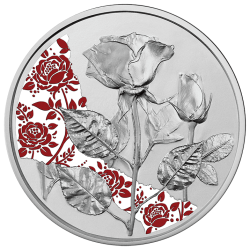 Stříbrná Mince 1/2 Oz Růže 2021