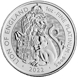 Platinová mince 1 Oz The Tudor Beasts The Lion 2022