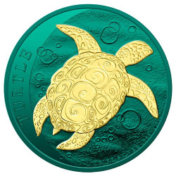 Stříbrná mince 1 Oz Space Turtle 2022