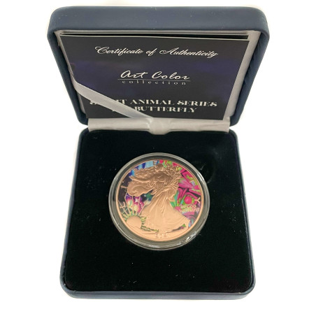 Stříbrná mince 1 Oz American Eagle Spirit Animal Series The Butterfly 2021