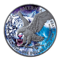 Stříbrná mince 1 Oz American Eagle Spirit Animal Series The Tiger 2021