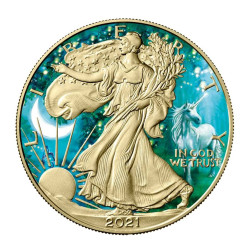 Stříbrná mince 1 Oz American Eagle Spirit Animal Series The Unicorn 2021