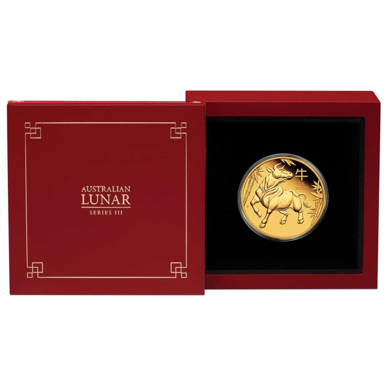 Zlatá mince 1 Oz Lunar Serie III Year of the Ox 2021 Proof