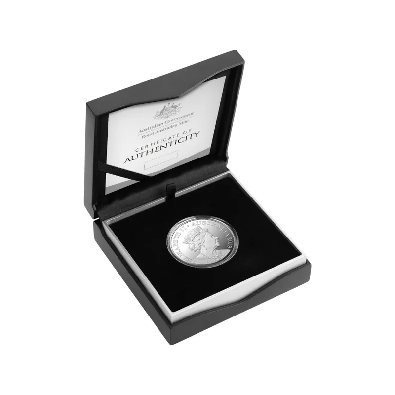 Stříbrná mince 11,66 g 6. portrét Alžběty II. 2019