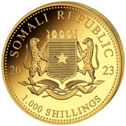 Zlatá mince 1 Oz African Wildlife Elephant 2023