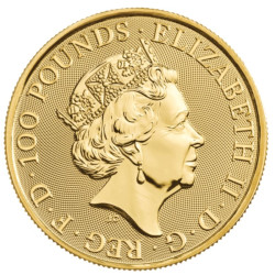 Zlatá mince 1 Oz The Royal Tudor Beasts Yale of Beaufort 2023