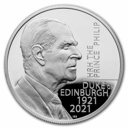 Stříbrná mince 28,28 g Princ Filip Vévoda z Edinburghu 2021