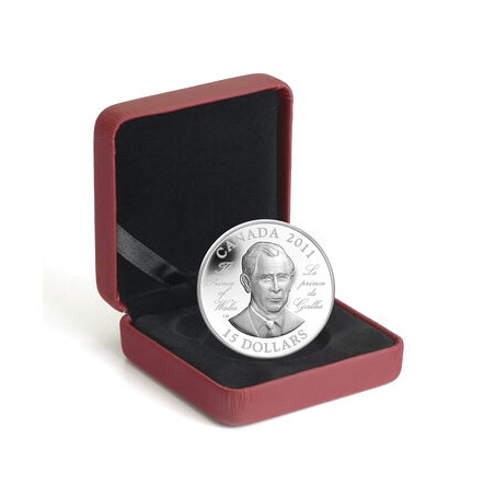 Stříbrná mince 1 Oz Princ Charles 2011
