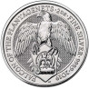 Stříbrná mince 2 Oz The Queen's Beasts Falcon of the Plantagenets 2019