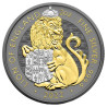 Stříbrná mince 2 Oz Art Color Collection Lion of England 2022