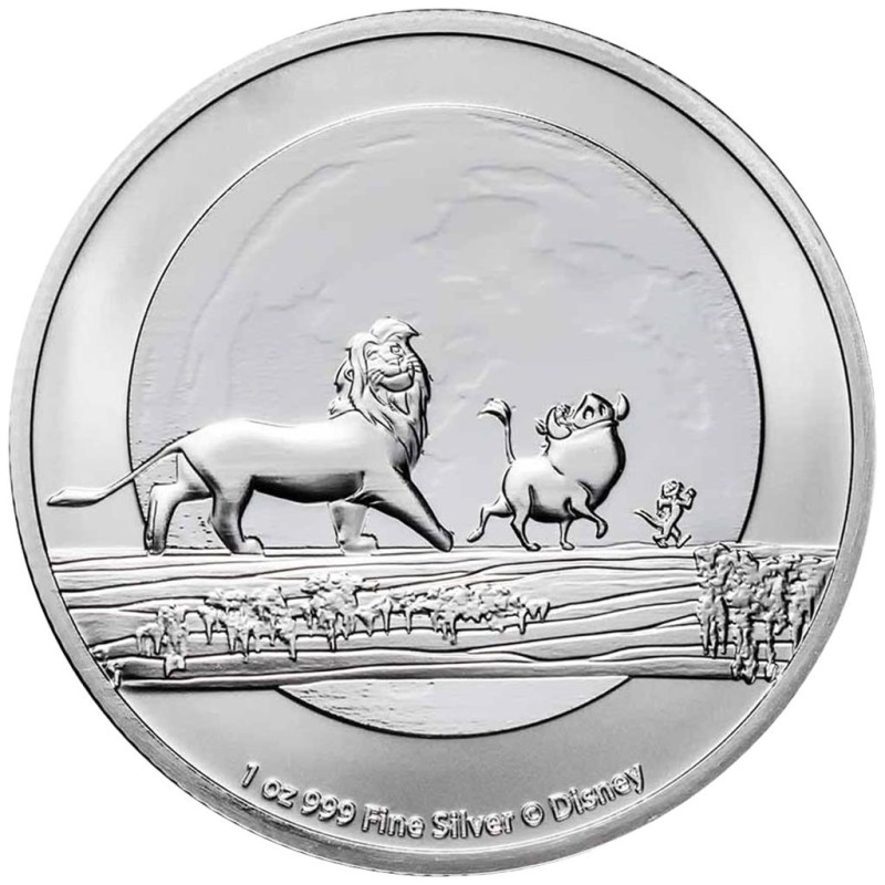 Stříbrná mince 1 Oz Lion King 2021