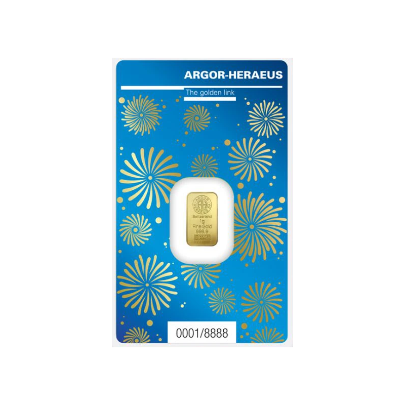 Zlatý slitek 1 g Argor Heraeus Lunar Series III Year of the Rabbit 2023