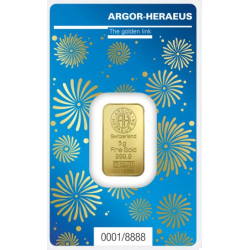 Zlatý slitek 5 g Argor Heraeus Lunar Series III Year of the Rabbit 2023