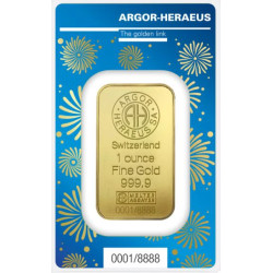 Zlatý slitek 1 Oz Argor Heraeus Lunar Series III Year of the Rabbit 2023