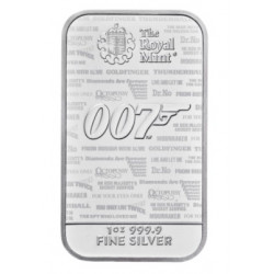 Stříbrný slitek 1 Oz James Bond 007 No Time To Die