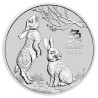 Stříbrná mince 2 Oz Lunar Series III Year of the Rabbit 2023