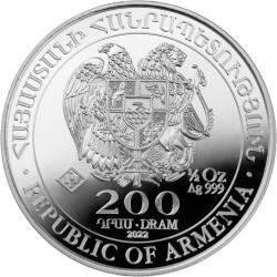 Stříbrná mince 1/2 Oz Archa Noemova 2022