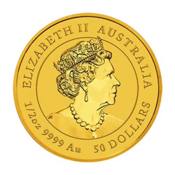 Zlatá mince 1/2 Oz Lunar Series III Year of the Rabbit 2023