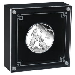 Stříbrná mince 1/2 Oz Lunar Series III Year of the Rabbit 2023 Proof