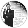 Stříbrná mince 1 Oz James Bond 007 Série dědictví 2022 Proof Kolorovaná