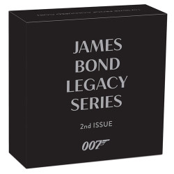 Stříbrná mince 1 Oz James Bond 007 Série dědictví 2022 Proof Kolorovaná