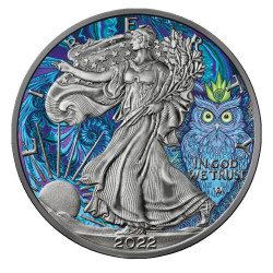 Stříbrná mince 1 Oz American Eagle Spirit Animal Series The Owl 2022