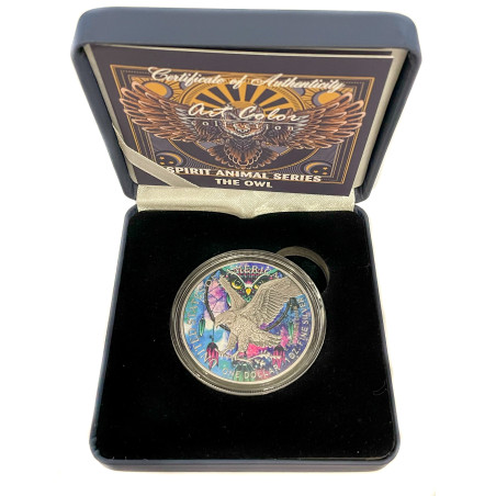 Stříbrná mince 1 Oz American Eagle Spirit Animal Series The Owl 2022