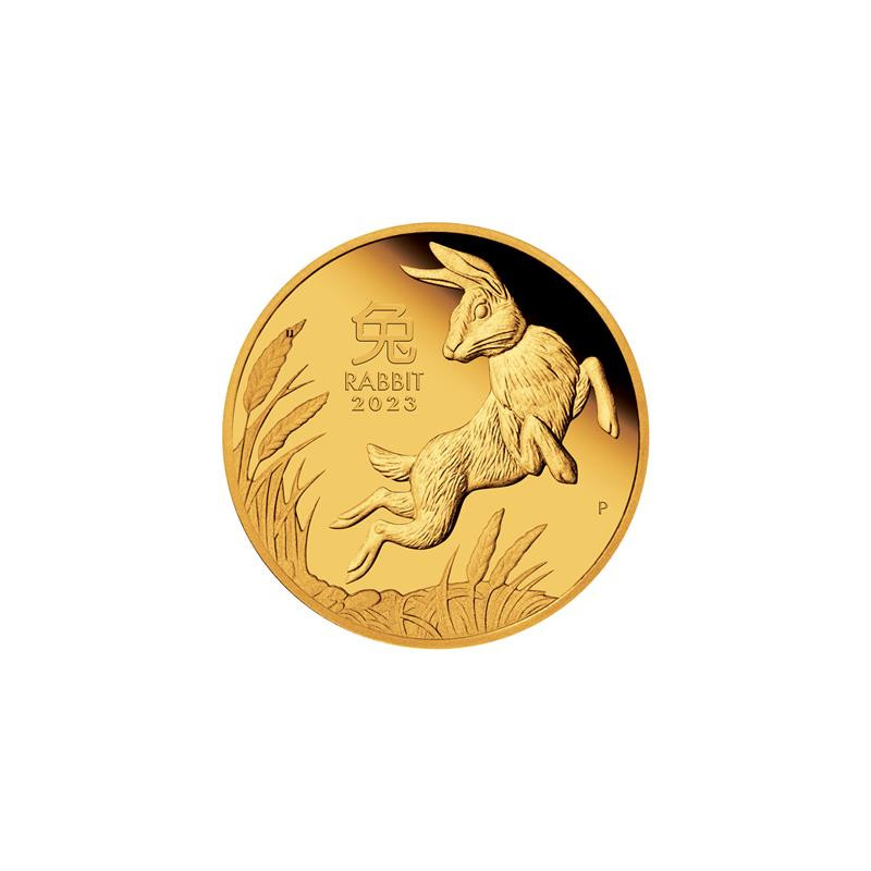 Zlatá mince 1/10 Oz Lunar Series III Year of the Rabbit 2023