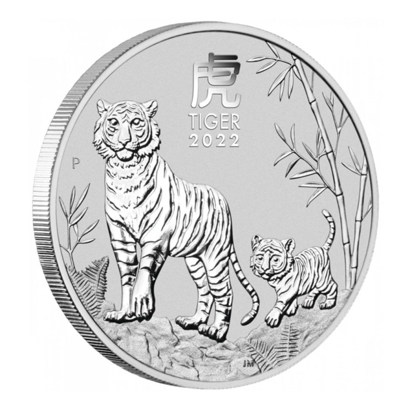 Stříbrná mince 1 Oz Lunar Series III Year of the Tiger 2022
