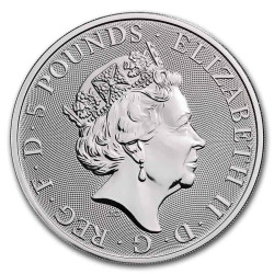 Stříbrná mince 2 Oz The Queens Beasts White Horse of Hanover 2020
