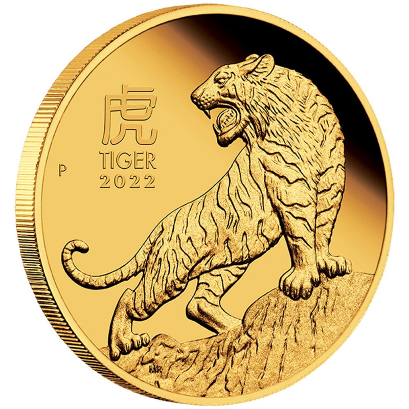 Zlatá mince 1 Oz Lunar Series III Year of the Tiger 2022