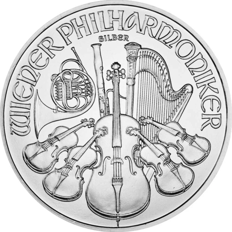 Stříbrná mince 1 Oz Wiener Philharmoniker 2021