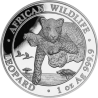 Stříbrná mince 1 Oz African Wildlife Leopard 2020