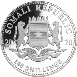 Stříbrná mince 1 Oz African Wildlife Leopard 2020