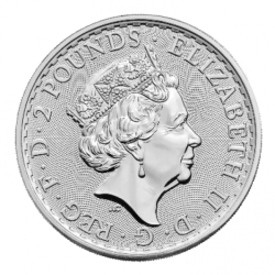 Stříbrná mince 1 Oz Britannia 2022